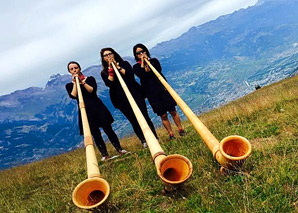 Les sœurs des Alpes - le trio de cors des Alpes