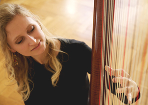 Isabel Goller, the harpist