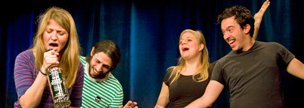 anundundpfirsich: Improvisational theatre - surprising and funny