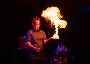 Spectacle de bulles de savon avec le professeur Bubbles
