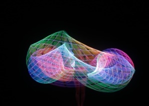 LED show with the world record juggler