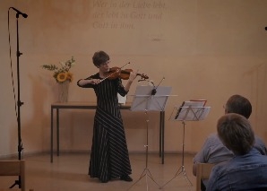 Désirée Pousaz, the concert violinist